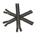 Yahoga 10pcs 9 Inch 23cm 5 Antique Brass Plated Metal Zippers Bulk Close End For Sewing Bags Crafts Jackets Anti-brass 