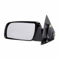 Gmc Safari Door Mirror 1988 To 1998 Driver Side Manual Black Replacement For Gm1320158 And 15757377 Mount Standard Style 