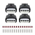 90980-11885 4 Pack Ignition Coil Plug Connector With 4-pin For 2000-2005 Toyota Celica By Acupress 