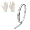 Aluminum Flashing Roll 0 4 X 3 28ft Roof Metal Strip Sheet 1 2mm Thick With Gloves For House Repair Sealing Window Door 
