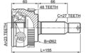 Febest 1210-tuc20a48 Outer Cv Joint 