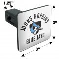 Johns Hopkins University Blue Jays Logo Tow Trailer Hitch Cover Plug Insert 1 4 Inch 25