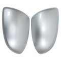 Silver Driver And Passenger Side Mirror Cover Cap For Mazda 3 2009 2010 2011 2012 2013 Gs1e-69-1n1a-23 2 Piece Set 