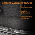 Tpe Floor Mats Fit Hyundai Santa Fe 2024-2025 Truck Accessories Cargo Liners All Weather Protection 1pcs Black Alfombras Para
