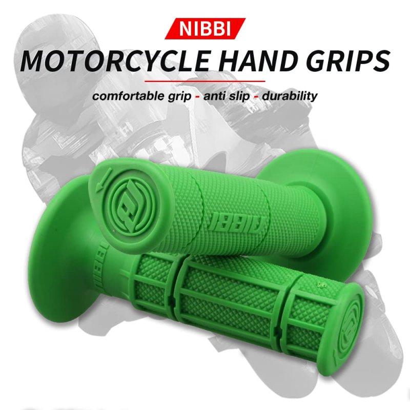 Motorcycle Hand Grips 7 8 In 22mm 24mm Universal Dirt Bike Handlebar Atv Twist Throttle Non Slip Rubber Racing Grip For