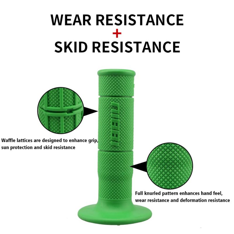 Motorcycle Hand Grips 7 8 In 22mm 24mm Universal Dirt Bike Handlebar Atv Twist Throttle Non Slip Rubber Racing Grip For