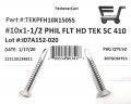 10 1 2 Stainless Steel Phillips Flat Head Self Drilling Tapping Tek Screw 410 50 Pieces 10x1 1 Stainless Steel Phillips Flat