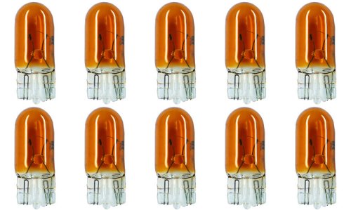 Amber CEC Industries #24NA Bulbs 14 V 3.36 W T-2.75 shape W2.1x4.9d Base 