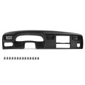 Dash Bezel Radio Cluster Trim Panel For Ford F250 F350 Super Duty 1999-2004 Black Dashboard 
