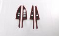 Car Interior Trim Strip Modified Carbon Fiber For Mondeo 2022-2023- 4 Inner Gauntlets