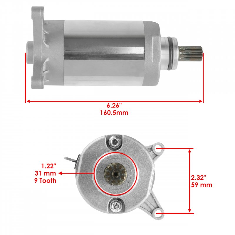 Caltric Starter For Yamaha Xv250 Xv-250 Virago 250 1995 1996 1997 1998 1999 2000-2007