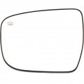 Nissan Rogue 2014 15 16 17 2018 Mirror Glass Driver Side Heated W Backing Plate Sl Platinum Flat Type Replacement For 