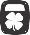 Clover Tail Lamp Light Covers For Jeep Wrangler Yj And Tj Black Set Of 2 