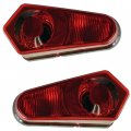 Caltric Complete Taillight Compatible With Polaris Sportsman Xp 550 2009 2010 2011 2012 2013 2014 Left And Right