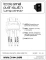 Ch4x4 Small Push Switch For Toyota Tacoma Fj Cruiser Land Fortuner Hilux 4runner Prado 12v 3amp Power Symbol 2 White Led