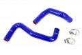 Hps Blue 3-ply Reinforced Silicone Radiator Coolant Hose Kit Compatible For 1989-1998 Nissan 240sx With Ls Swap Ls1 Water Pump 