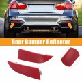 X Autohaux 1 Pair Car Rear Bumper Reflector Strip Cover Left Right Side 63147162217 63147162218 For Bmw X3 2007-2010