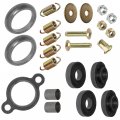 Caltric Exhaust Muffler Silencer Kit Compatible With Polaris Atp 330 4x4 Quad 2005