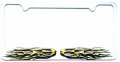 Bully Wl210-cg Flame License Plate Frame 