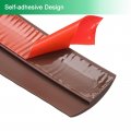 Uxcell Floor Transition Strip 16 4ft Self Adhesive Carpet Edging Trim 5 Meter Pvc For Height Less Than 5mm Dark Brown