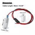 Acropix 3mm 0 12 12v 2wa Led Aluminum Light Source Illuminator For Car Diy Blue Pack Of 1