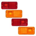 Hecasa Pair 4pcs Side Marker Light For 1968-1972 Chevy Chevrolet Gmc C K Truck Suburban Replacement Ct26712 Ct26713 Lamp Driver 