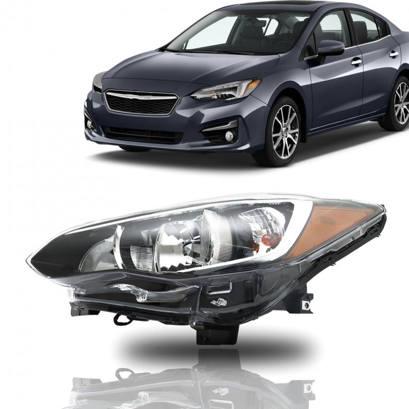 Left Headlight Assembly Replacement For 2017 2018 Impreza Crosstrek Driver Side Front Lamp 84001fl01a 84001fl01b Su2502160
