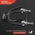 A-premium Front Left Upper Control Arm With Ball Joint And Bushing Compatible Honda Civic 1992-1995 Del Sol 1993-1997 Acura