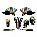 2007-2010 Sx Serape Black Senge Graphics Base Kit For Ktm 