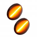 Anxingo Smoked Side Marker Light Sequential Blink Amber Turn Signal Lights Replacement For Mini Cooper R55 R56 R57 R58 R59