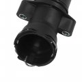 X Autohaux Engine Coolant Housing 2712001256 For Mercedes-benz C230 2003 2004 2005 Plastic Black