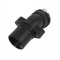 X Autohaux Engine Coolant Housing 2712001256 For Mercedes-benz C230 2003 2004 2005 Plastic Black
