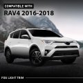 Fog Light Bezel Lamp Trim With Chrome Right Passenger Side For Toyota Rav4 2016 2018 Part Number 520300r030 To1039192