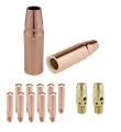 Mig Gun Consumables Kit For Lincoln Magnum 300 400 And Tweco 3 4-54a Diffuser Heavy-duty Tip 0 035 23 Nozzle 5 8 