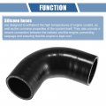 X Autohaux 1 Pcs 51mm 2 01 Id 90mm 3 54 Length 90 Degrees Black Car Silicone Hose Coolant Universaautohaux 1 Pcs 51mm 2 01 Id