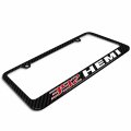 Ipick Image Made For Hemi 392 Black Real 3k Carbon Fiber Glossy Finish License Plate Frame