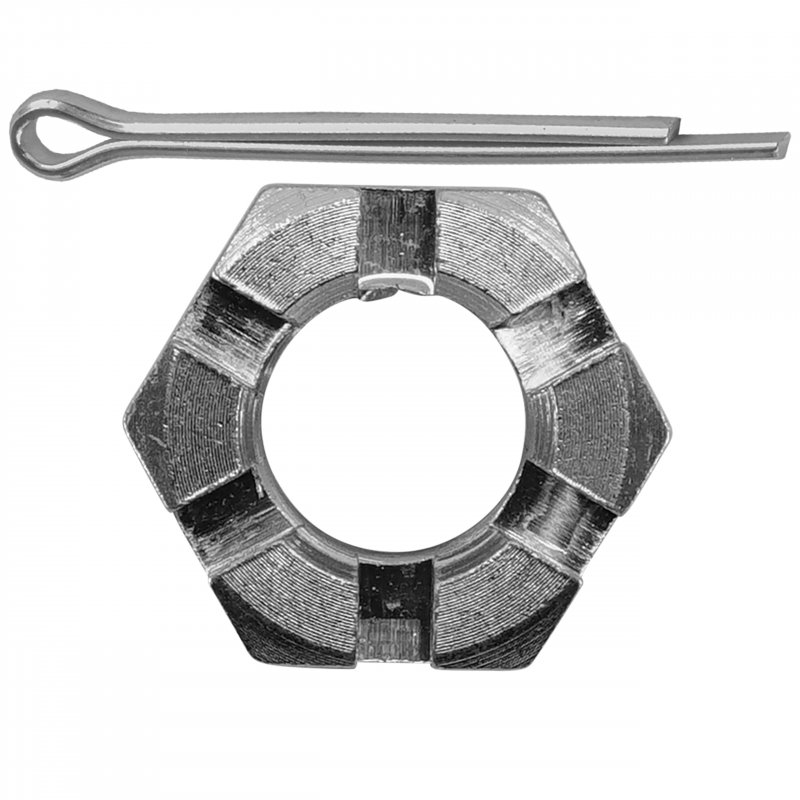 Caltric Rear Wheel Castle Nut With Pin For Suzuki Quadracer 250 Lt250r 1985 1986 1987 1988 1989 1990
