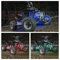 Ledglow 6pc Million Color Led Atv Quad 4x4 Underbody Light Kit Control Box Wireless Remote A
