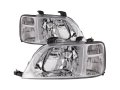 Headlight Assembly Set Of 2 For 1997-2001 Honda Cr-v 