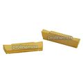 10 Pcs Mgmn200 2mm Width Tin Coated Carbide Inserts For Grooving And Cut-off 