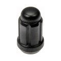 Spline Drive Wheel Lock Set For Ford Mustang 1990 To 2014 Black Matte Alloy Steel Fine Thread 20 Locks And 1 Key Conical Seat 
