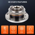 Premium 512573 Wheel Bearing And Hub Assembly Fit 5 Lugs W Abs For Mini Cooper Countryman 2011-2016 Front Rear Awd Paceman