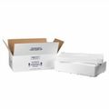 Aviditi 260c Single-wall Insulated Shipping Container 19-1 Length X 11-1 2 Width 4-1 8 Height White 
