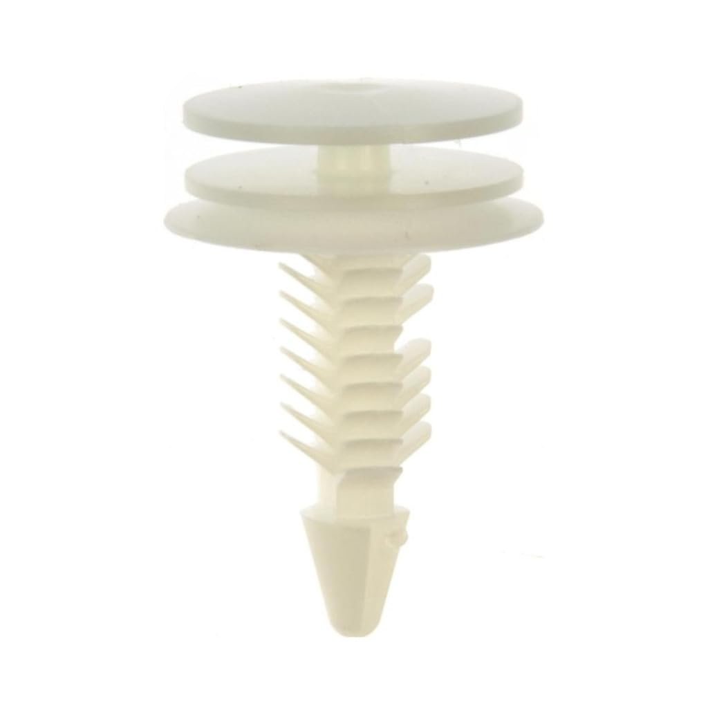 Multi Purpose Front Retainers For Pontiac Montana 1999 2005 White Nylon Trim Panel Fasteners 8mm Hole Size 20 Pieces