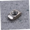 Healvian 100 Pcs Tee Sliding Nuts For Wood Screws Fastener Slot Slide In T Nut European Extrusions