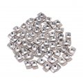Healvian 100 Pcs Tee Sliding Nuts For Wood Screws Fastener Slot Slide In T Nut European Extrusions