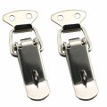 2pcs 58mm Spring Loaded Latch Catch Toggle Clamp Stainless Steel Duckbill Tensionlock Hasp For Cabinet Boxes Suitcase And 