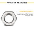 8pcs Cast Pipe Fitting Hex Locknut 304 Stainless Steel Lock Nut Pt 1 4 Female Thread For Plumbing Fixed Water Broom And