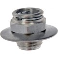 Transmission Line Connector For Pontiac G6 2009 Aluminum 180 Degrees Fitting Female Quick Connect And Male Thread 15161776 