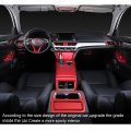 Rifoda For Accord Glovebox Switch Panel Decoration Abs Material Fit Honda 10th Gen 2018 2019 2020 2021 Interior Red Style 2pcs